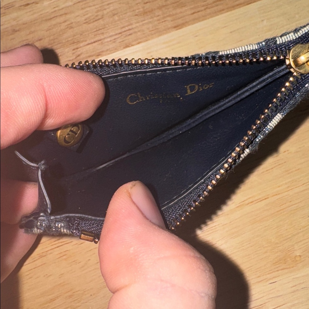 Dior oblique saddle Monogram Key Holder change purse charm - Picture 8 of 11
